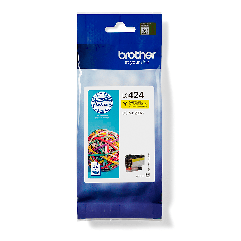 Genuine Brother LC424Y Ink Cartridge – Yellow